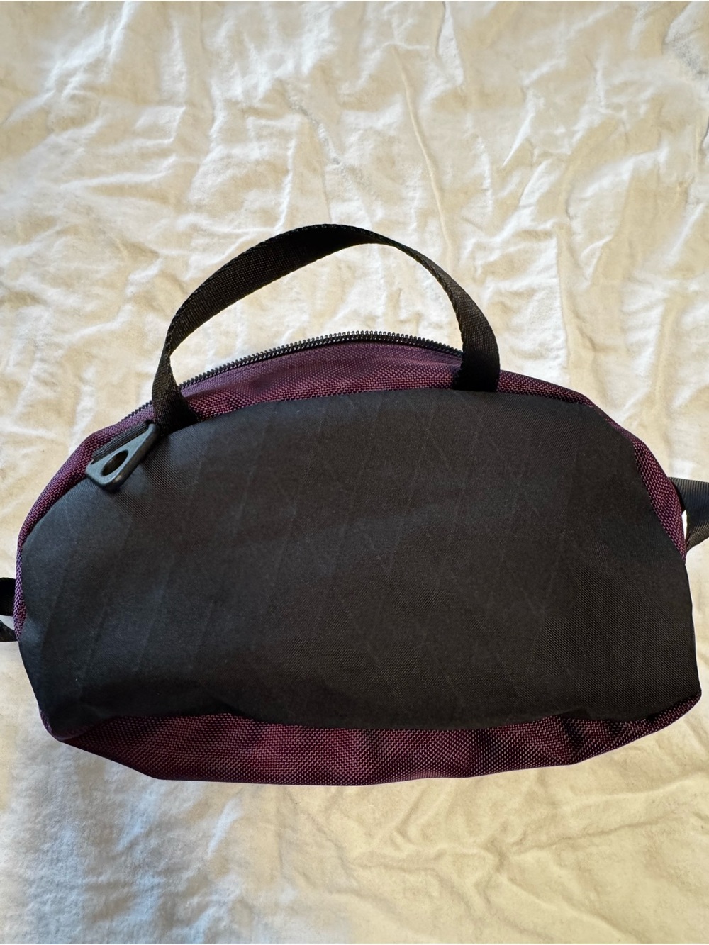 Tom Bihn Large Mystery Grab Bag - Black XPac and Aubergine ballistic nylon - Picture 4 of 6